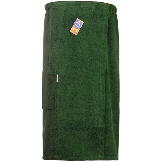 Kilt Saunowy Damski Bawełniany AR043 - Dark Green