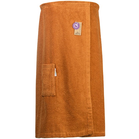Kilt Saunowy Damski Bawełniany AR043 - Cinnamon