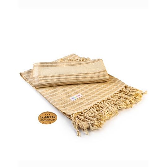 Recznik Bawelniany Tradycyjny AR055 - Sand & Ivory