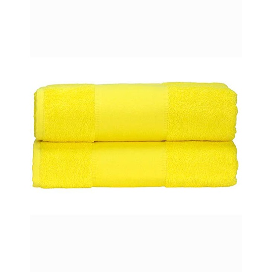 Ręcznik Kąpielowy Bawełniany AR071 - Bright Yellow