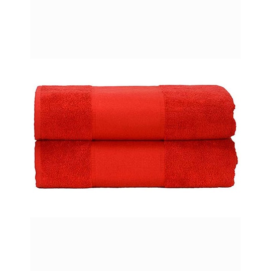 Ręcznik Kapielowy Bawełniany AR071 - Fire Red