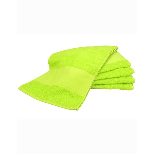 Recznik Sportowy Bawelniany AR073 - Lime Green