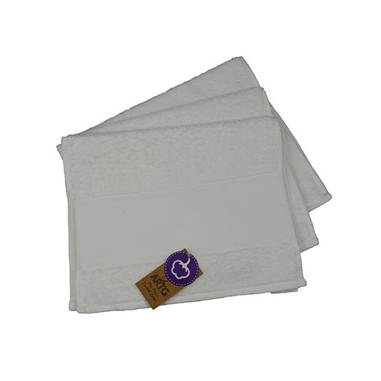 Recznik Goscinny Bawelniany z Bordiura AR074 - White