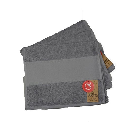 Recznik Goscinny Bawelniany z Bordiura AR074 - Anthracite Grey