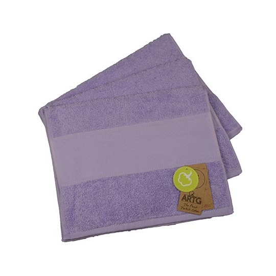 Recznik Goscinny Bawelniany z Bordiura AR074 - Light Purple