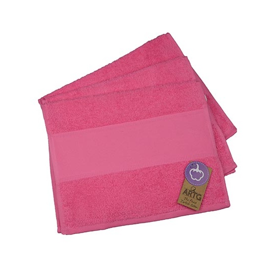 Recznik Goscinny Bawelniany z Bordiura AR074 - Pink