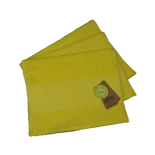 Recznik Goscinny Bawelniany z Bordiura AR074 - Bright Yellow