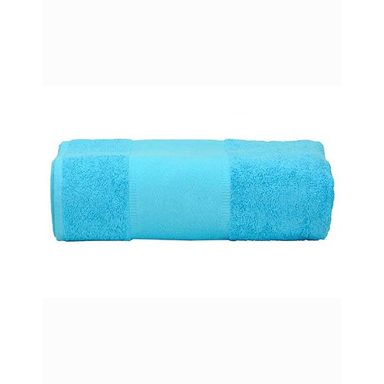 Recznik Duzy Bawelniany AR077 - Aqua Blue