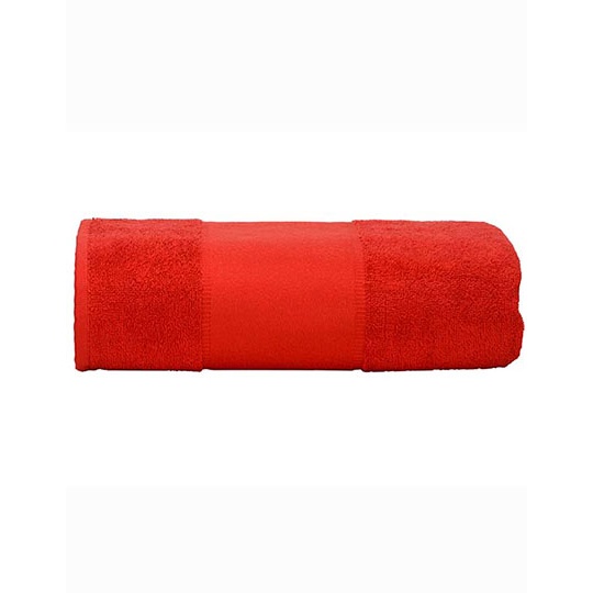 Recznik Duzy Bawelniany AR077 - Fire Red