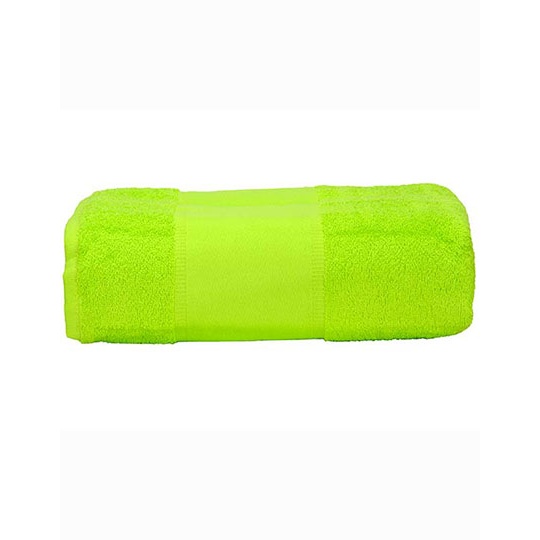 Duży ręcznik z bordiurą AR077 - Lime Green