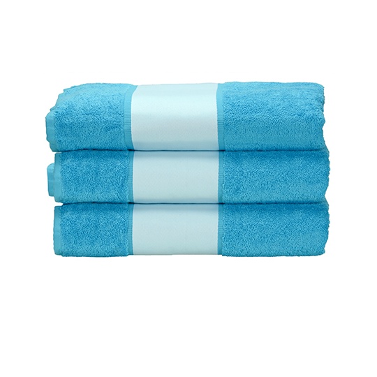 Recznik Bawelniany z Bordiura Sublimacyjna AR080 - Aqua Blue