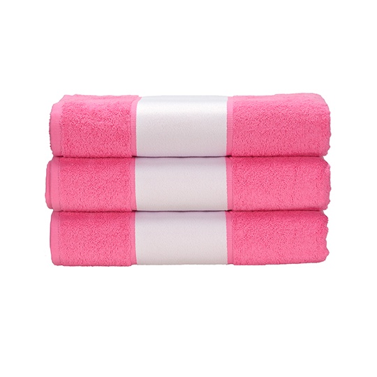 Recznik Bawelniany z Bordiura Sublimacyjna AR080 - Pink