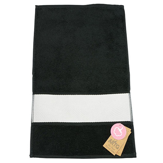 Recznik Goscinny Bawelniany z Bordiura Sublimacyjna AR085 - Black