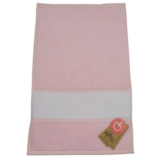 Recznik Goscinny Bawelniany z Bordiura Sublimacyjna AR085 - Light Pink