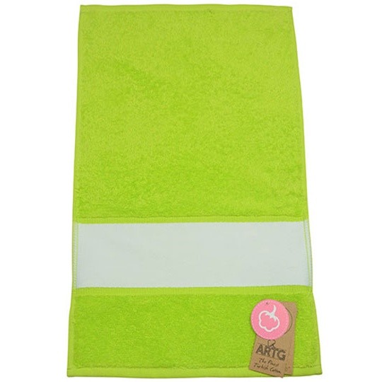 Recznik Goscinny Bawelniany z Bordiura Sublimacyjna AR085 - Lime Green