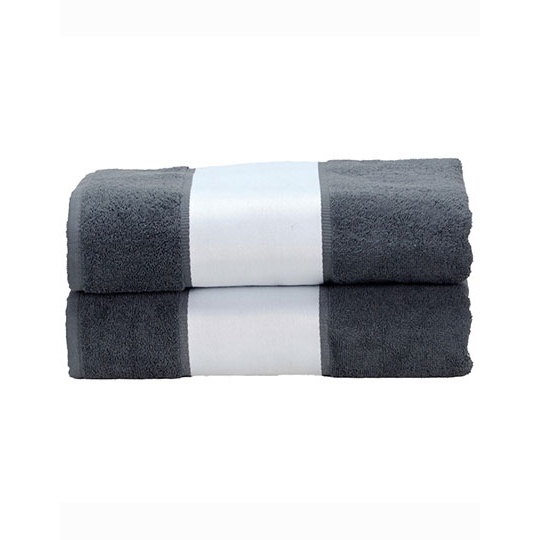 Recznik Standardowy Bawelniany z Bordiura Sublimacyjna AR087 - Graphite