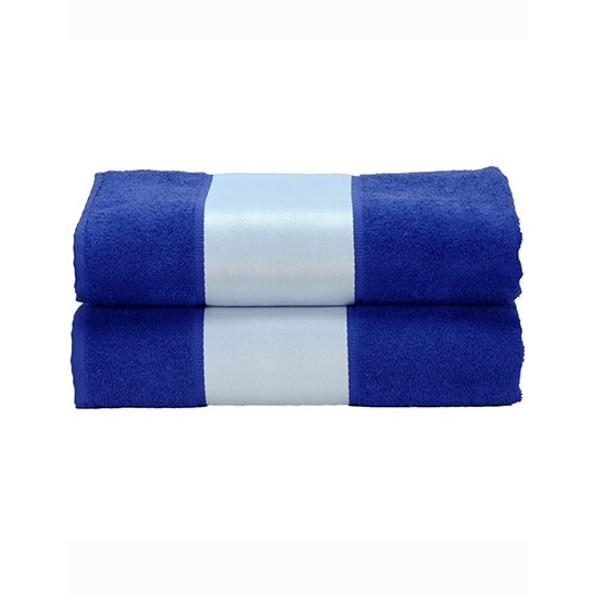 Recznik Standardowy Bawelniany z Bordiura Sublimacyjna AR087 - True Blue