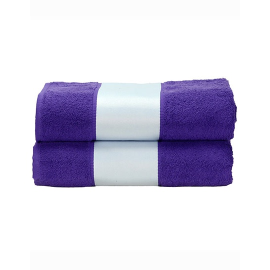 Recznik Standardowy Bawelniany z Bordiura Sublimacyjna AR087 - Purple