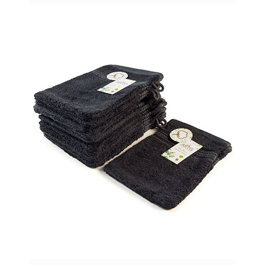 Rekawica do mycia Bambusowo-Bawelniana Odprowadzajaca Wilgoc AR401 - Black