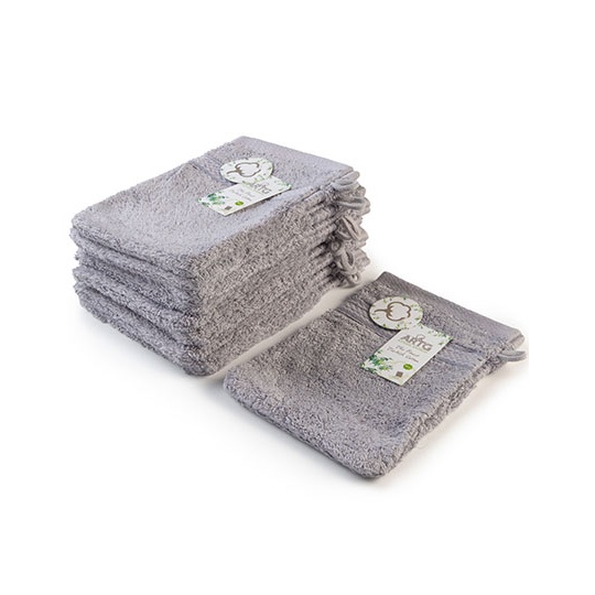 Rekawica do mycia Bambusowo-Bawelniana Odprowadzajaca Wilgoc AR401 - Light Grey