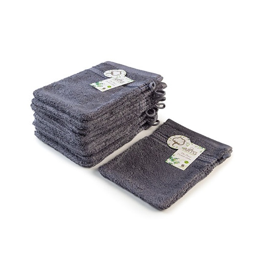 Rekawica do mycia Bambusowo-Bawelniana Odprowadzajaca Wilgoc AR401 - Dark Grey