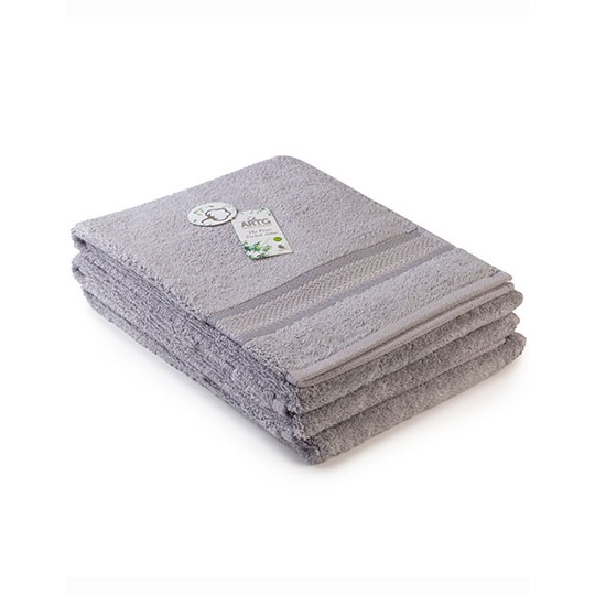 Recznik Bambusowy Antybakteryjny AR403 - Light Grey