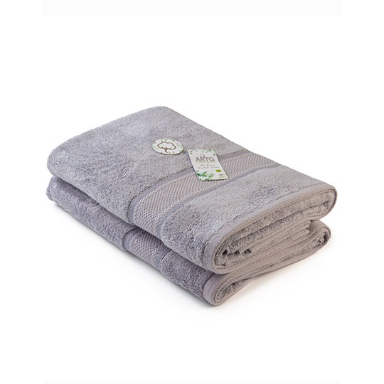 Recznik Kapielowy Bambusowy Antybakteryjny AR404 - Light Grey