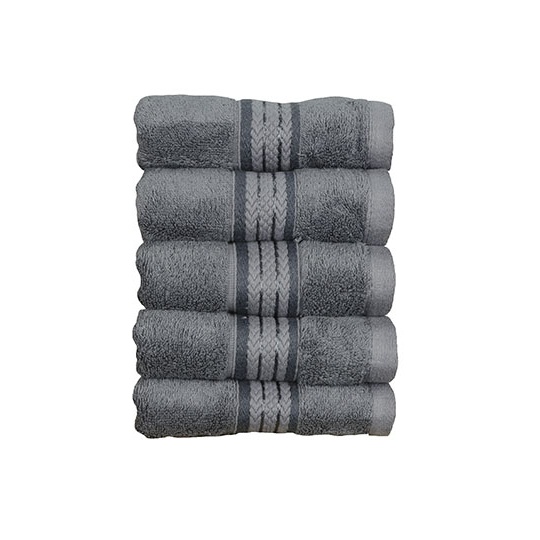 Recznik Goscinny Bambus Bawelna Antybakteryjny AR405 - Dark Grey