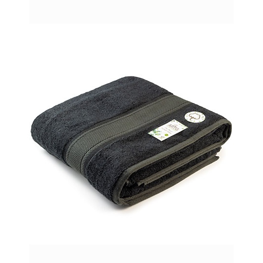 Recznik Plazowy Bambusowy Antybakteryjny AR406 - Black