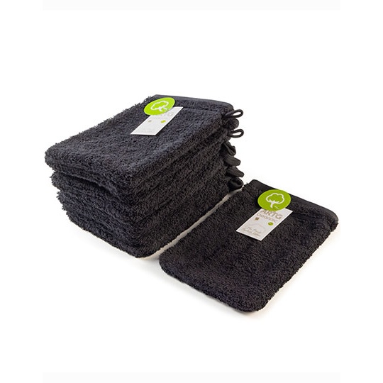 Rekawica Do Mycia Miekka Chlonna Bawelna Organiczna AR501 - Black