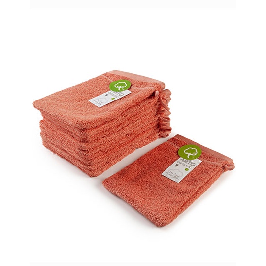 Rekawica Do Mycia Miekka Chlonna Bawelna Organiczna AR501 - Rose