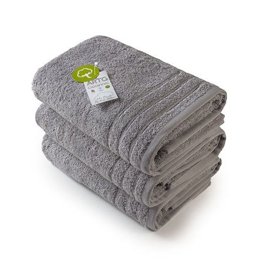 Recznik do rak z bawelny organicznej AR503 - Grey