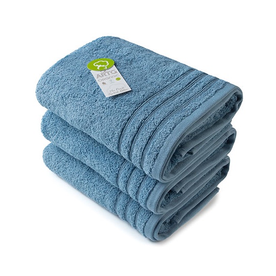 Recznik do rak z bawelny organicznej AR503 - Jeans Blue