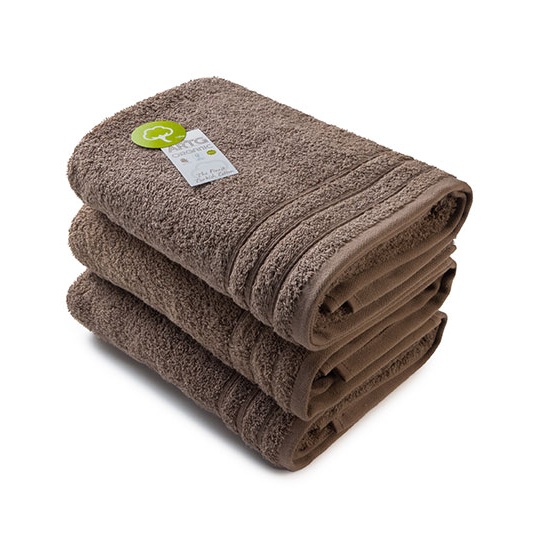 Recznik do rak z bawelny organicznej AR503 - Walnut