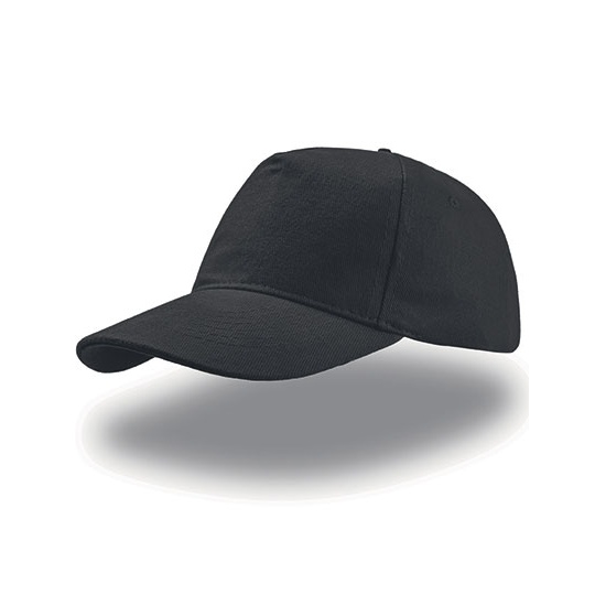 Czapka pieciopanelowa AT501 - Black
