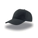 Czapka Pieciopanelowa Bawelniana AT502 - Black