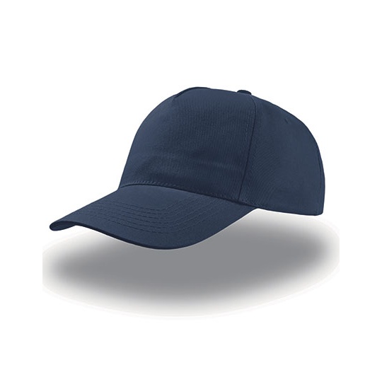 Czapka Pieciopanelowa Bawelniana AT502 - Navy