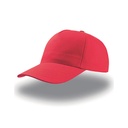 Czapka Pieciopanelowa Bawelniana AT502 - Red