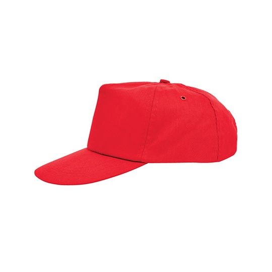Czapka 5-panelowa Bawełniana C500 - Red