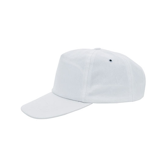 Czapka 5-panelowa Bawełniana C500 - White