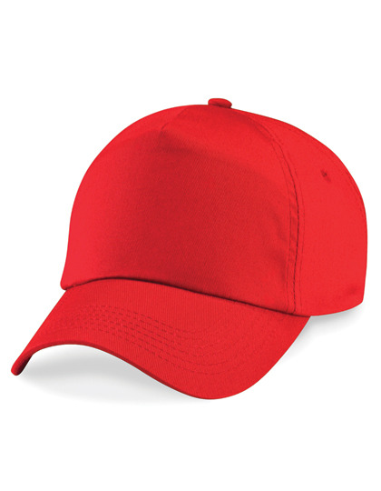 Czapka 5-panelowa Bawełniana Twill CB10 - Bright Red