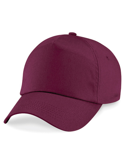 Czapka 5-panelowa Bawełniana Twill CB10 - Burgundy