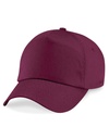 Czapka 5-panelowa Bawełniana Twill CB10 - Burgundy