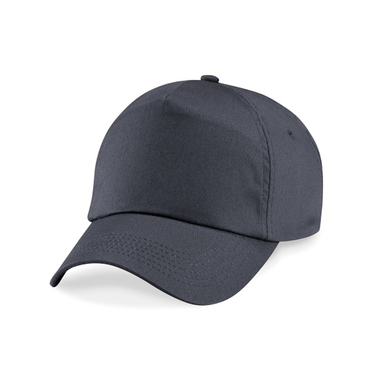 Czapka 5-panelowa Bawelniana Twill CB10 - Graphite Grey