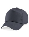 Czapka 5-panelowa Bawełniana Twill CB10 - Graphite Grey