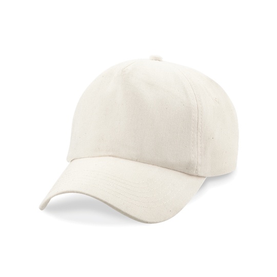 Czapka 5-panelowa Bawelniana Twill CB10 - Natural