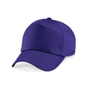Czapka 5-panelowa Bawelniana Twill CB10 - Purple