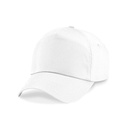 Czapka 5-panelowa Bawelniana Twill CB10 - White