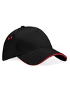 Czapka 5-panelowa Bawelniana CB15C - Black & Classic Red