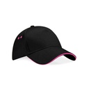 Czapka 5-panelowa Bawelniana CB15C - Black & Fuchsia